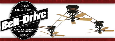 Classic Belt Drive Ceiling Fans By Barn Light Electric