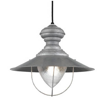 Warrior Western Galvanized Pendant Inspiration Barn Light Electric