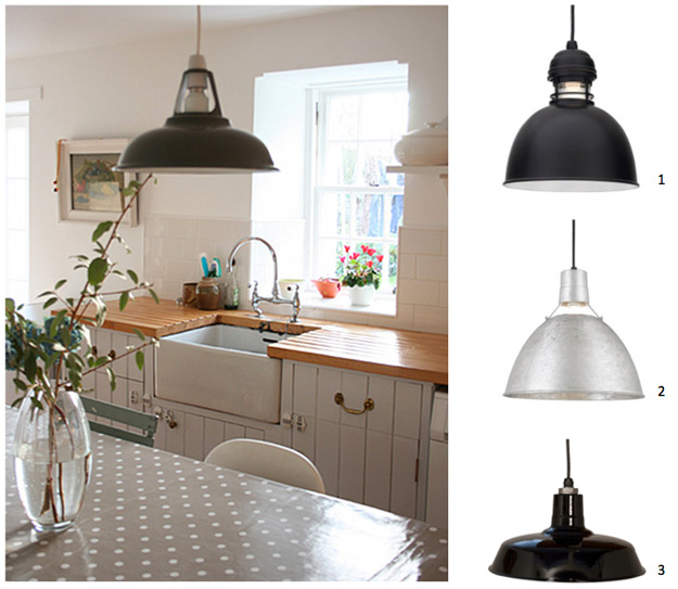 Warehouse Kitchen Pendants Inspired By Country Farmhouse