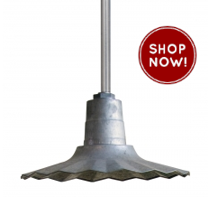 Industrial Inspired Barn Light Galvanized Pendants Inspiration