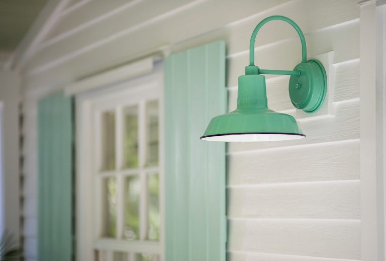 Porcelain Wall Sconces Provide Finishing Touch To Key West Cottage